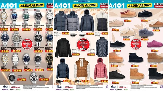 A101'e Columbia Mont Çeşitleri Geliyor! 23 Ekim 2025 İnternete Özel Aldın Aldın Kataloğu