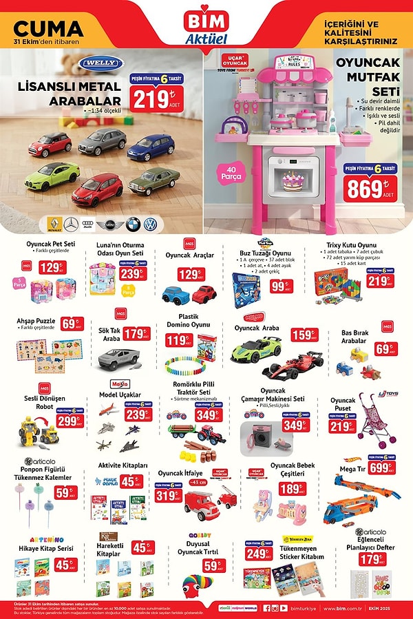 Lisanslı Metal Arabalar 219 TL