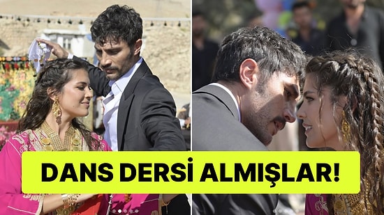 Nasıl Hazırlandılar? Halef'te Yıldız ve Serhat'ın Dans Sahnesinin Prova Görüntüleri Yayınlandı