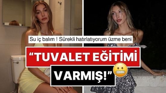 Kuralmış Gibi Günde Yalnızca 1 Kez Tuvalete Gittiğini Söyleyen Model Şevval Şahin Dillere Fena Düştü!
