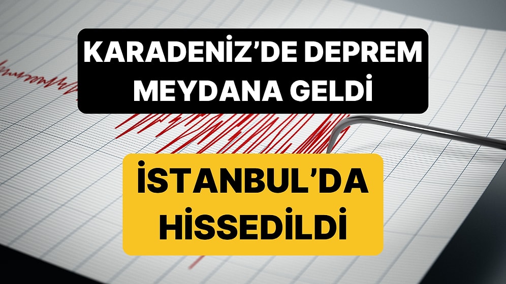 İstanbul'da Hissedilen Bir Deprem Meydana Geldi: AFAD Depremin Büyüklüğünü Açıkladı