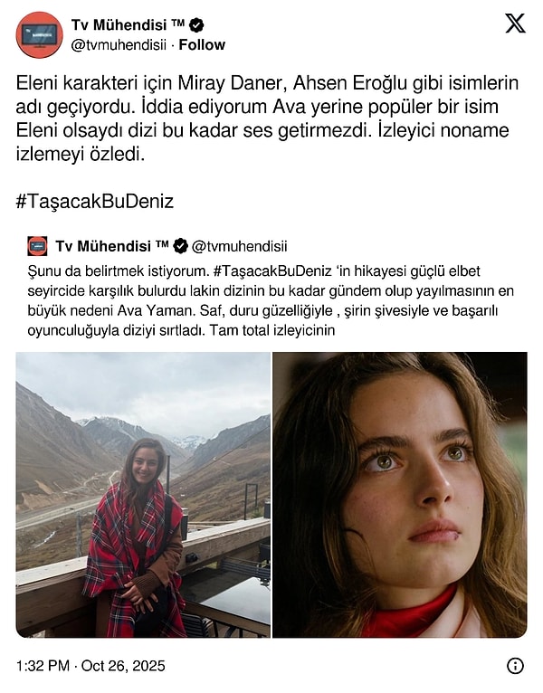 Söz konusu paylaşımı da buraya bırakalım: