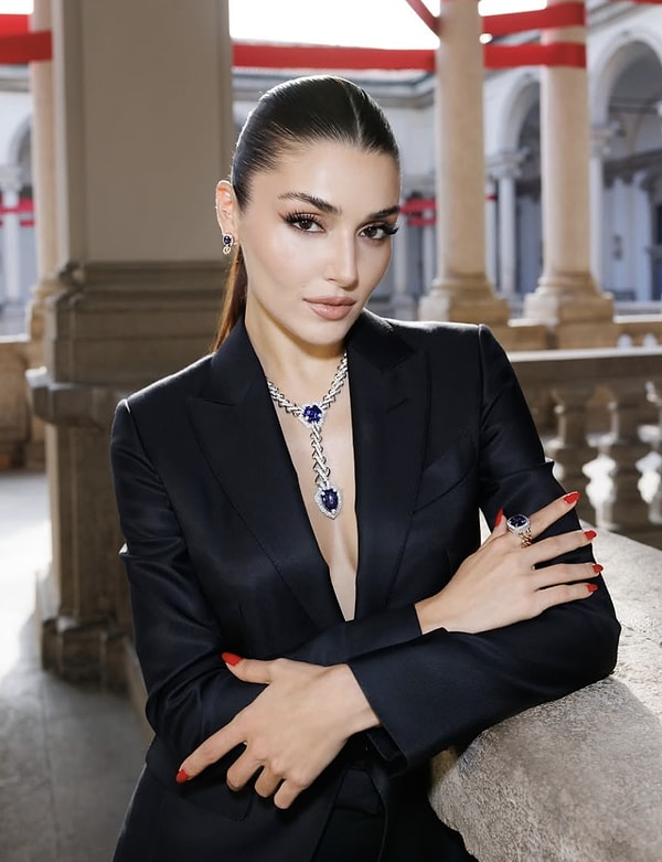 With every step she takes, Hande Erçel finds herself right at the heart of the agenda, continuing her relentless pursuit of success.