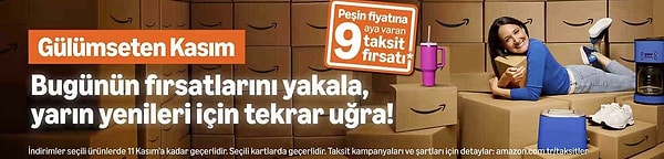 Amazon Gülümseten Kasım İndirimleri'nde bugün neler var?