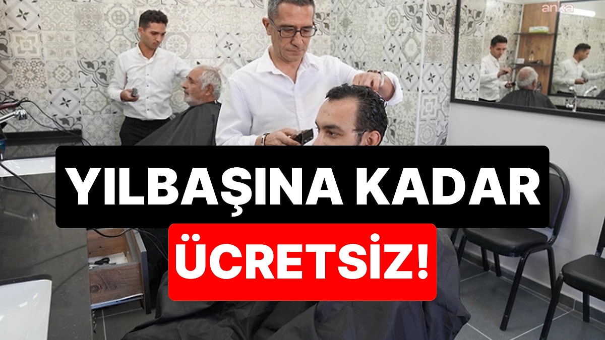Yılbaşına Kadar Ücretsiz: Türkiye’nin İlk “Kent Berberi” Açıldı!