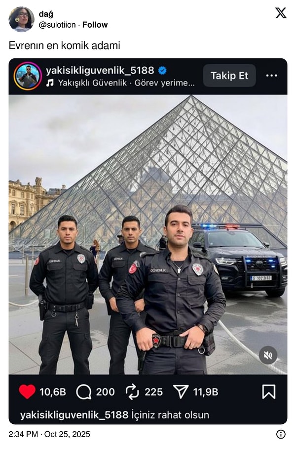 O olsaydı Louvre soyulmazdı.