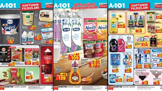 1 - 7 Kasım 2025 A101 Haftanın Yıldızları Kataloğu