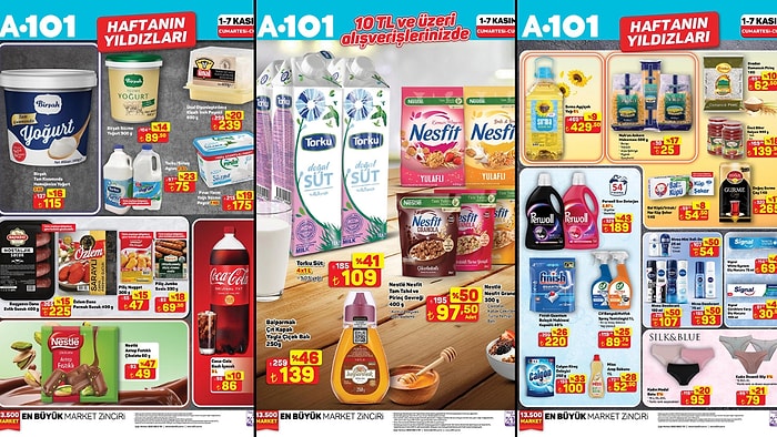 1 - 7 Kasım 2025 A101 Haftanın Yıldızları Kataloğu