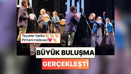 "Dünyadan Uzak" Şarkısıyla Meşhur Olan Delbekçi Teyzeler Pinhani'nin Fethiye'deki Sahnesine Konuk Oldu