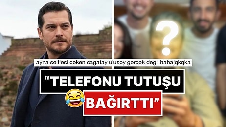 Hayatında İlk Kez Ayna Selfiesi Çeken Çağatay Ulusoy'un Telefonu Tutuşu Ayrı Sempatikliği Ayrı Olay Oldu!