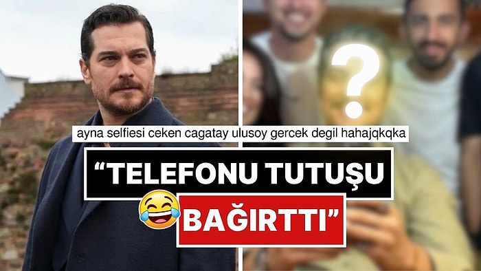 Hayatında İlk Kez Ayna Selfiesi Çeken Çağatay Ulusoy'un Telefonu Tutuşu Ayrı Sempatikliği Ayrı Olay Oldu!