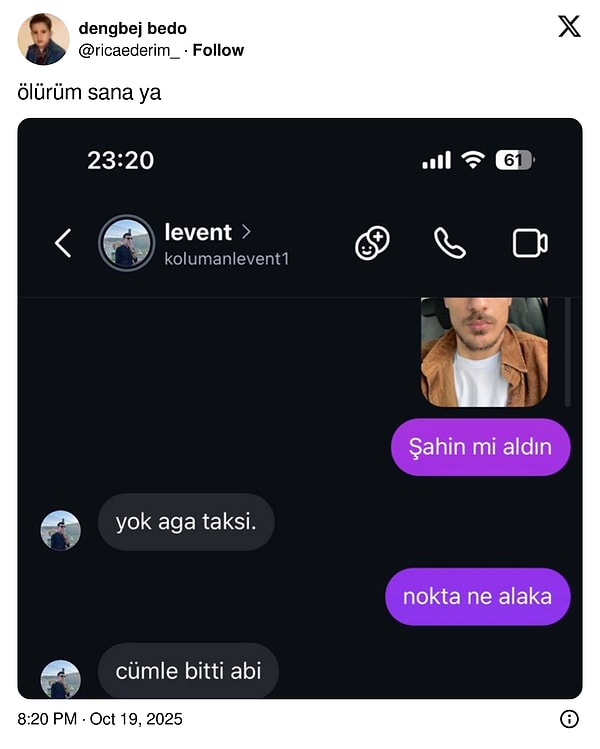 Nokta da sorgulanmasın.