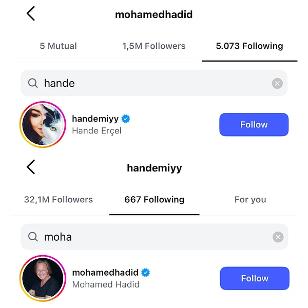 Hayırlara vesile olsun bakalım! Aşk meşk demiyoruz tabii, bakalım bu takibin altından nasıl dev yeni bir proje çıkacak?