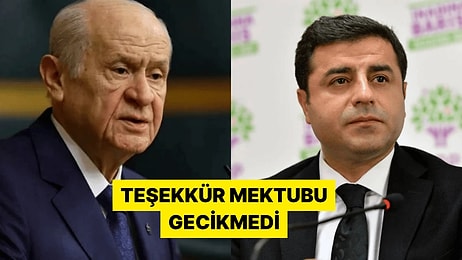 Selahattin Demirtaş'tan Özgür Özel ve Devlet Bahçeli'ye Teşekkür Mektubu