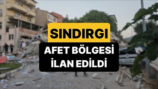 Üst Üste Depremler Yaşayan Balıkesir'in Sındırgı İlçesi Afet Bölgesi İlan Edildi