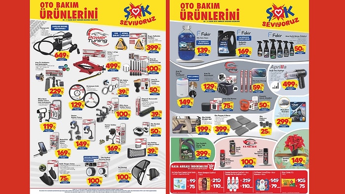 ŞOK'a Oto Bakım Ürünleri Geliyor! 8 Kasım 2025 ŞOK Aktüel Ürünler Kataloğu
