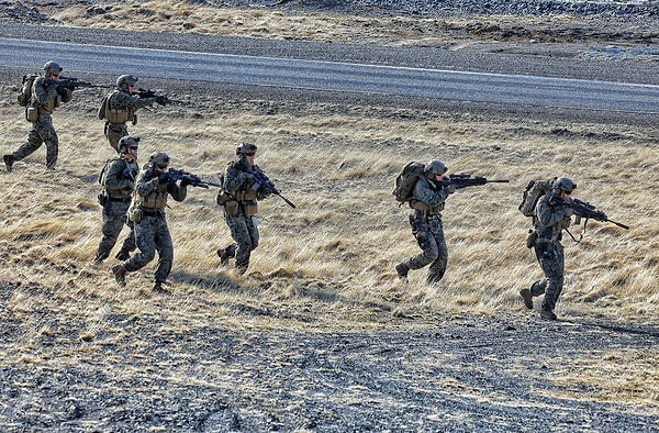 It's a member of NATO, yet it doesn't have an army.