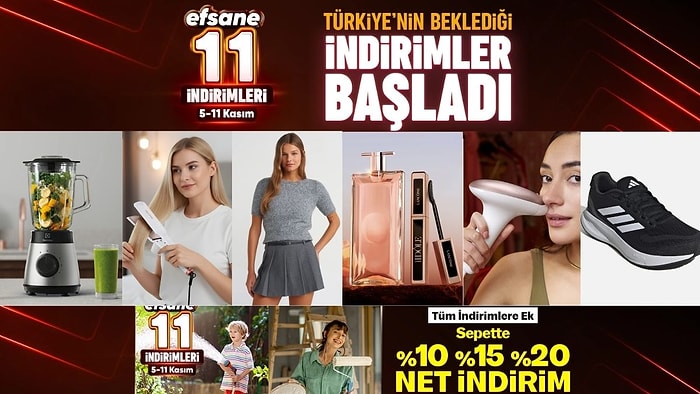 Efsane İndirimler Başladı! Sepet İndirimleriyle Tasarruf Edebileceğin Binlerce Ürün Burada!