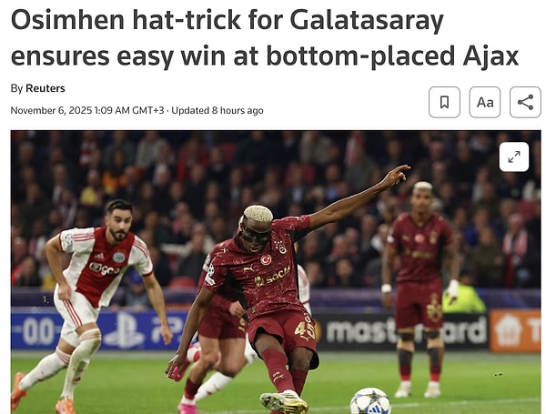 Reuters: "Kolay bir zafer"