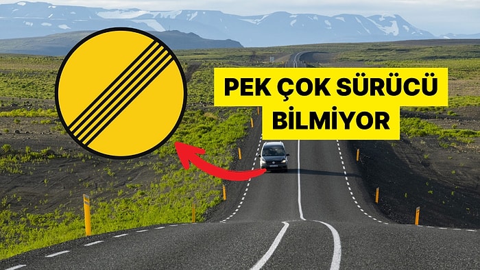 Pek Çok Sürücü Bilmiyor! Dört Çizgili Sarı Trafik Levhasının Anlamı Ne?