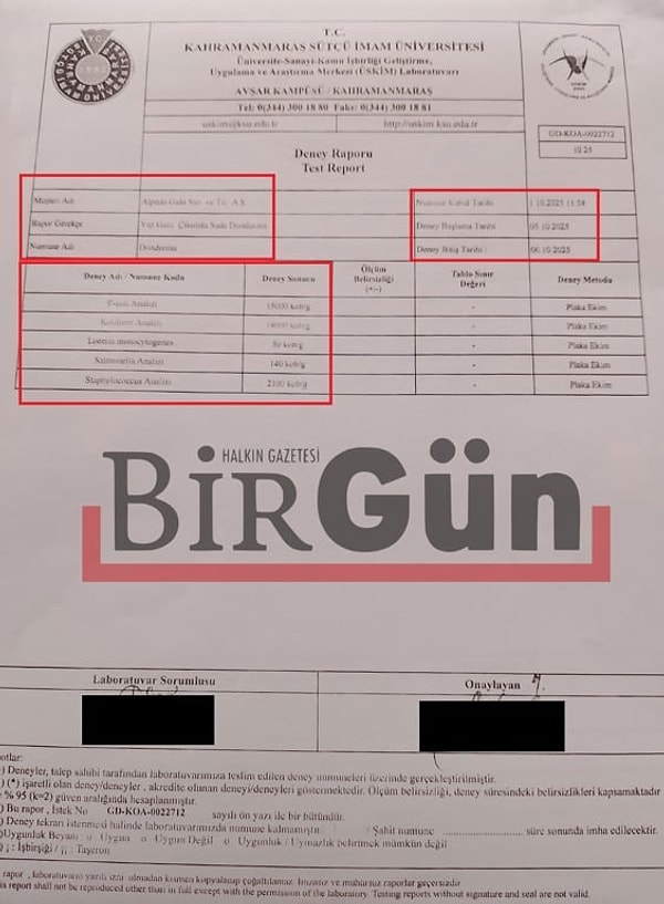 Ünlü dondurma markasının analiz sonuçlarında skandal ortaya çıktı.