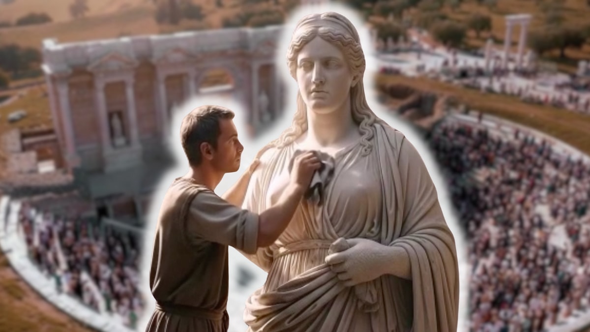 Hollywood Filmlerini Aratmadı: 200 Yıllık Antik Kent Yapay Zekayla Canlandırıldı