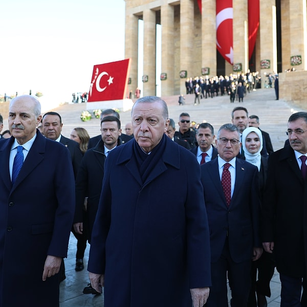 Cumhurbaşkanı Recep Tayyip Erdoğan, Atatürk Kültür, Dil ve Tarih Yüksek Kurumu'nda düzenlenen anma törenine katıldı.