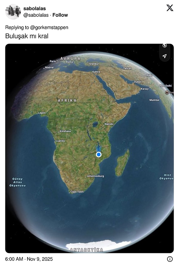 Aynı kıtadan kişiler de çıktı.