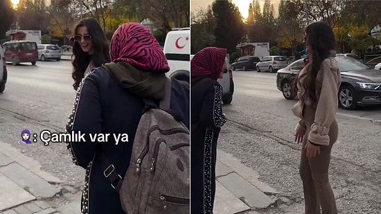Sokakta Fit-Check Video Çeken Bir Sosyal Medya Kullanıcısına Müdahale Eden Teyze Gülümsetti