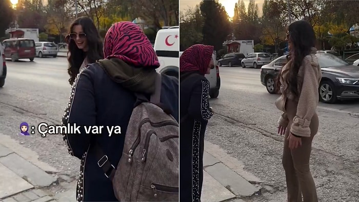 Sokakta Fit-Check Video Çeken Bir Sosyal Medya Kullanıcısına Müdahale Eden Teyze Gülümsetti