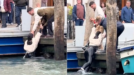 Fotoğraf Sevdası Yine Başa Bela Oldu: İtalya'da Bir Kadın Fotoğraf Çekmek İsterken Suya Düştü