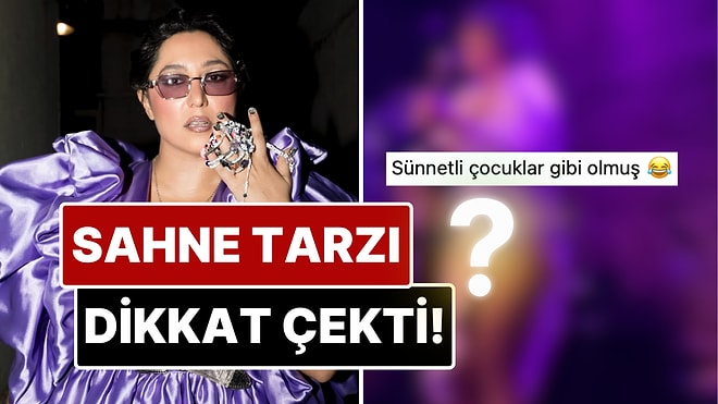 Kalben'in Derin Bacak Dekolteli Sahne Kıyafeti Sosyal Medyada Gündem Yarattı!