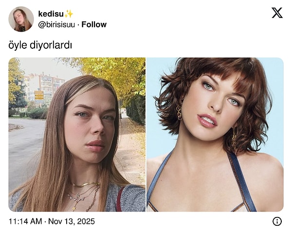 Yerli olup yabancı ünlülere benzetilen de var.