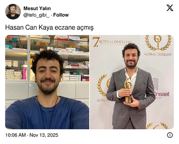 Bu ünlü benzeri değil ünlü muadili olmuş.