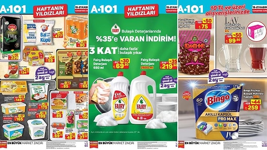 15 - 21 Kasım 2025 A101 Haftanın Yıldızları Kataloğu