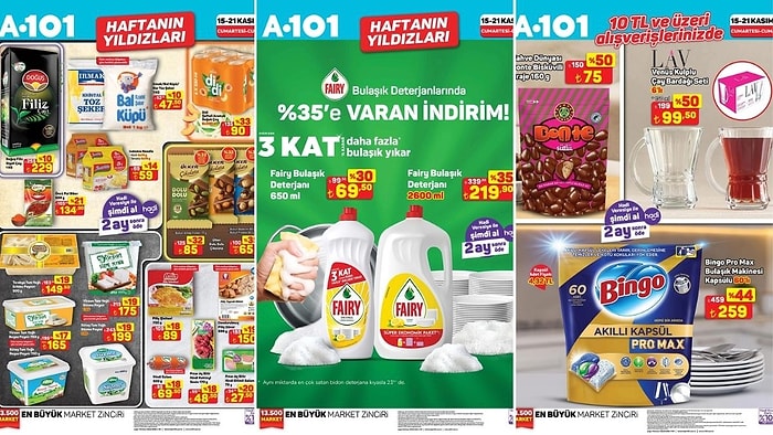 15 - 21 Kasım 2025 A101 Haftanın Yıldızları Kataloğu