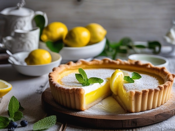 7. Limonlu Tart ve Fıstık Ezmeli Kurabiye