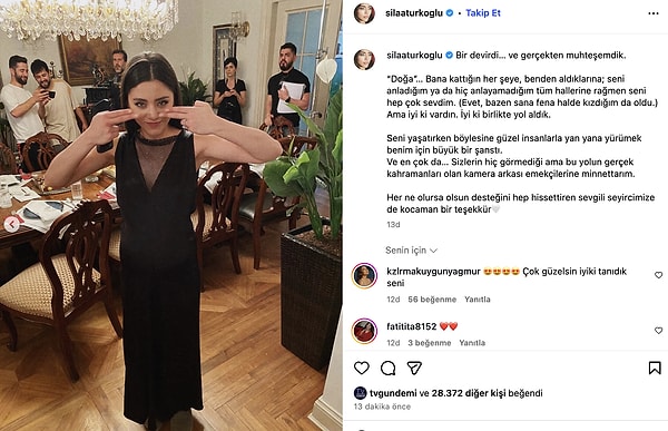 İşte Sıla Türkoğlu'nun Kızılcık Şerbeti'ne veda paylaşımı: