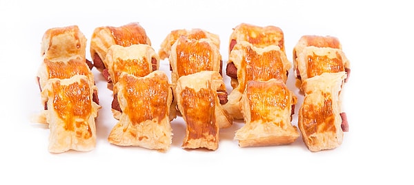 5. Sosisli Milföy ve Patlıcan Kızartması