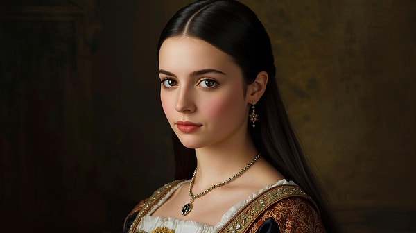 Saray Zarafetiyle Yetişmiş Asil Kadın