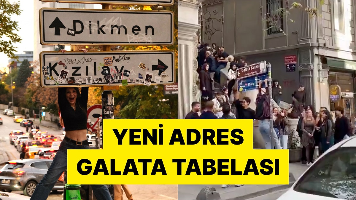 Önce Ankara Sonra İzmir... Tabelaya Asılıp Poz Verme Akımı İstanbul&apos;a Sıçradı