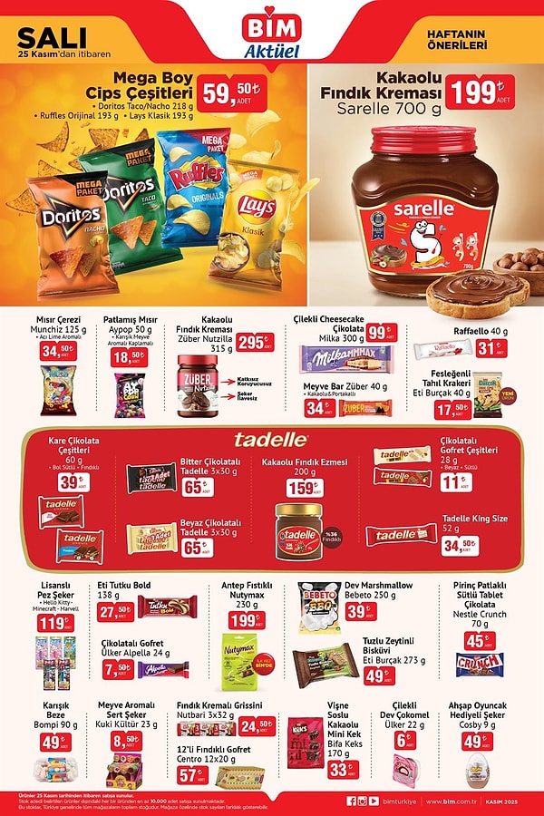 Mega Boy Cips Çeşitleri 59,50 TL