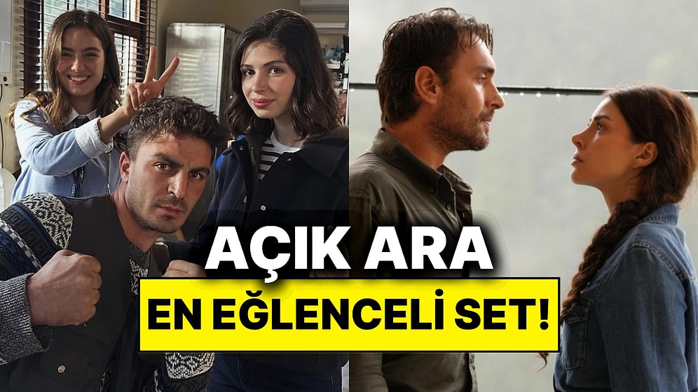 Kaos Yok, Eğlence Var: Yeni Favori Dizi Taşacak Bu Deniz’in Setinden Görüntüler Tebessüm Ettirdi