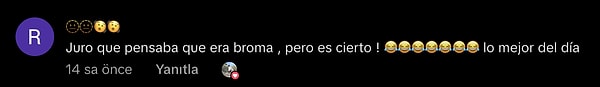 "Yemin ederim şaka sandım ama gerçekmiş! Bugünün en iyisi."