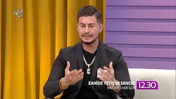 Kısmetse Olur programlarıyla ünlenen Çağrı Özer, Zahide Yetiş'in programında boy gösterdi.