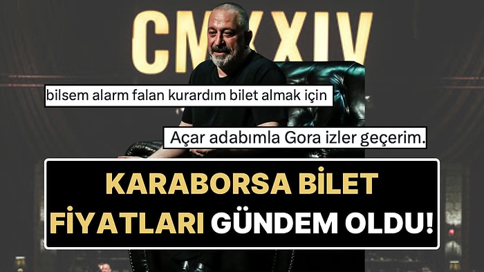 Cem Yılmaz'ın Tükenen Stand-up Biletlerinin Karaborsa Fiyatları X'te Gündem Oldu
