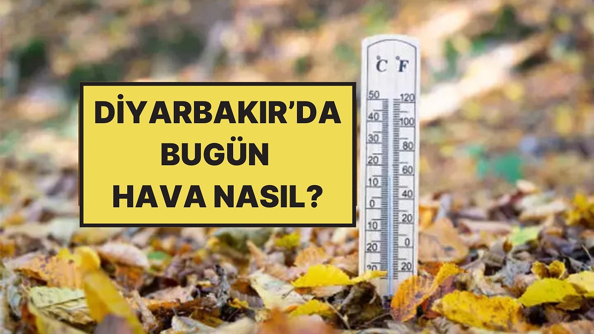 23 Kasım Pazar Diyarbakır Hava Durumu: Diyarbakır&apos;da Bugün Hava Nasıl?