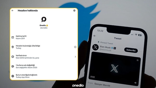 X’te konum bilgileri nasıl görülür?