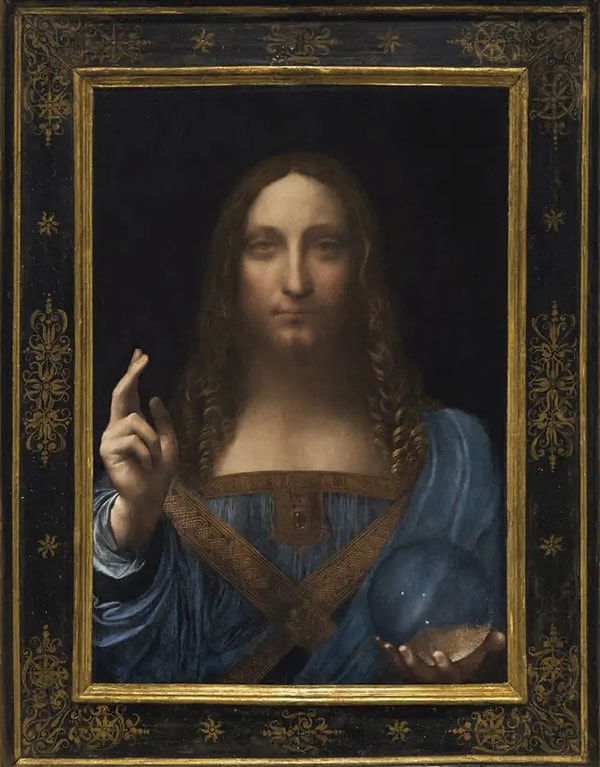 2. Leonardo Da Vinci'nin "Salvator Mundi" ismindeki ve Hz. İsa'yı elinde bir kristal küre ile resmettiği bu tablo ne kadar olabilir?