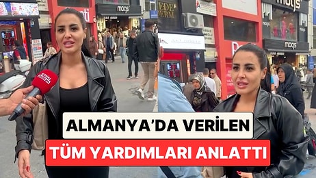 Almanya'dan Gelen Bir Gurbetçi Alman Hükümetinden Aldığı Tüm Yardımları Tek Tek Sıraladı